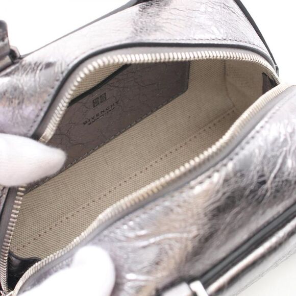 Pre Loved givenchy Antigona Mini Satchel Women metallic | silver Handbags - Picture 2 of 4